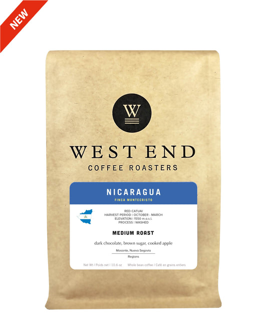 Nicaragua Finca Montecristo - medium roast - West End Coffee Roasters