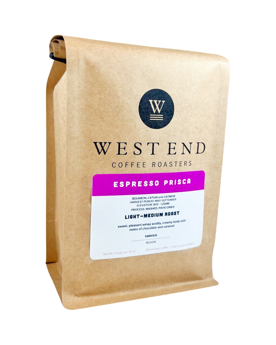 Espresso Prisca - medium roast - West End Coffee Roasters