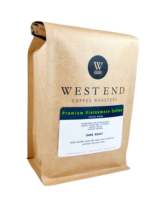 Premium Vietnamese Coffee - dark roast - West End Coffee Roasters