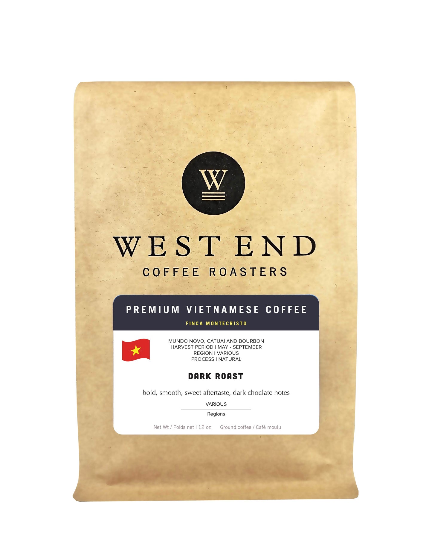 Premium Vietnamese Coffee - dark roast - West End Coffee Roasters