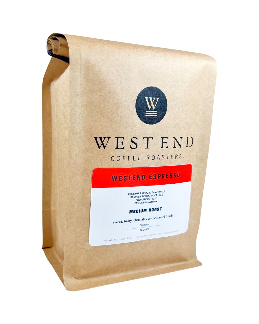 WestEnd Espresso - medium roast - West End Coffee Roasters