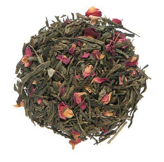 Sencha Kyoto Cherry Rose - flavored green tea - West End Coffee Roasters